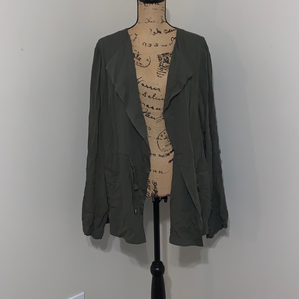 NWT Green Waterfall Jacket